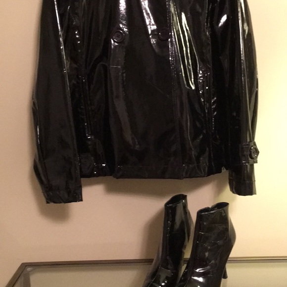 Pleather patent jacket bought in France. - Picture 5 of 5
